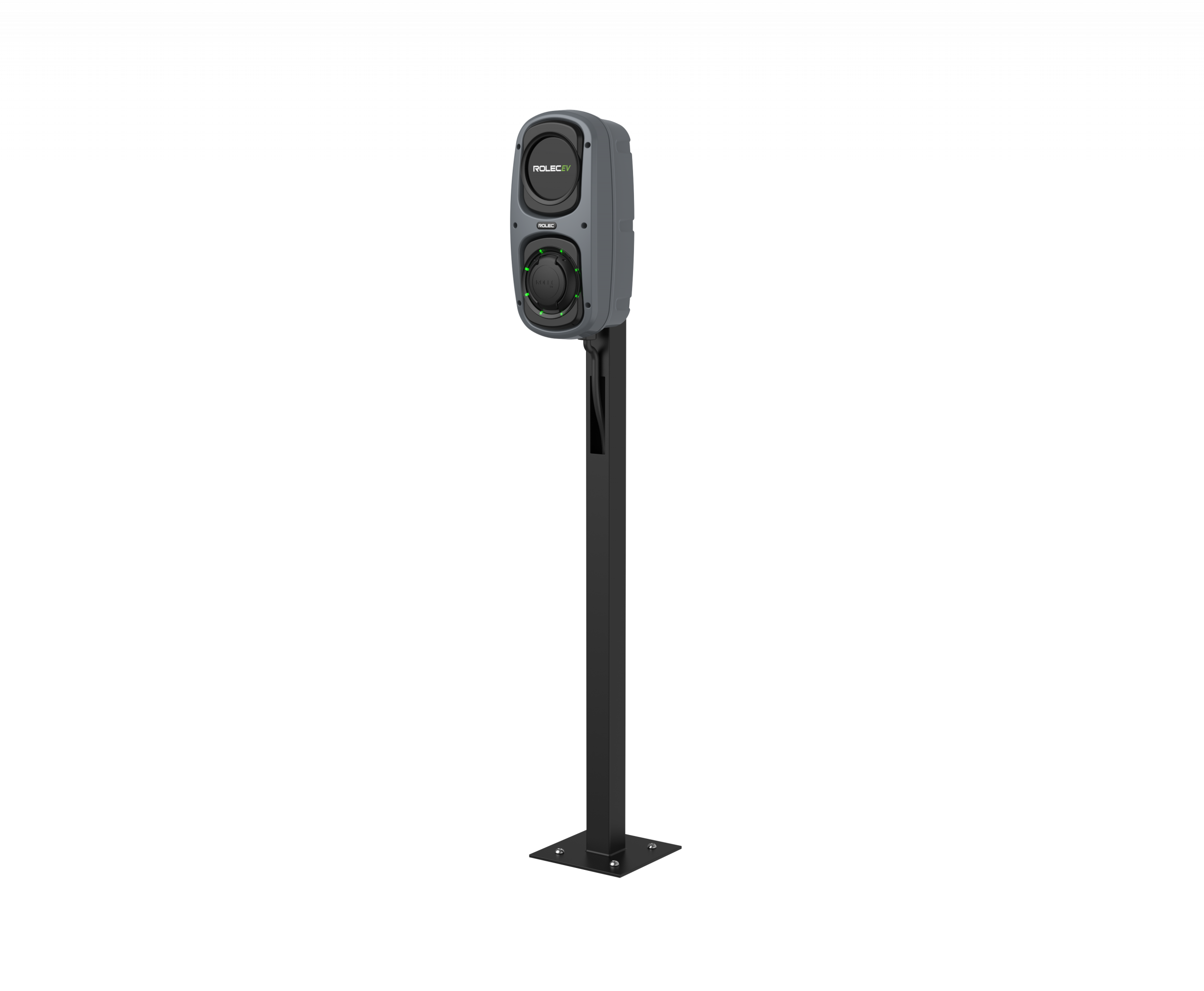 WallPod EV Mounting Options - Surface Mount Box Post Single