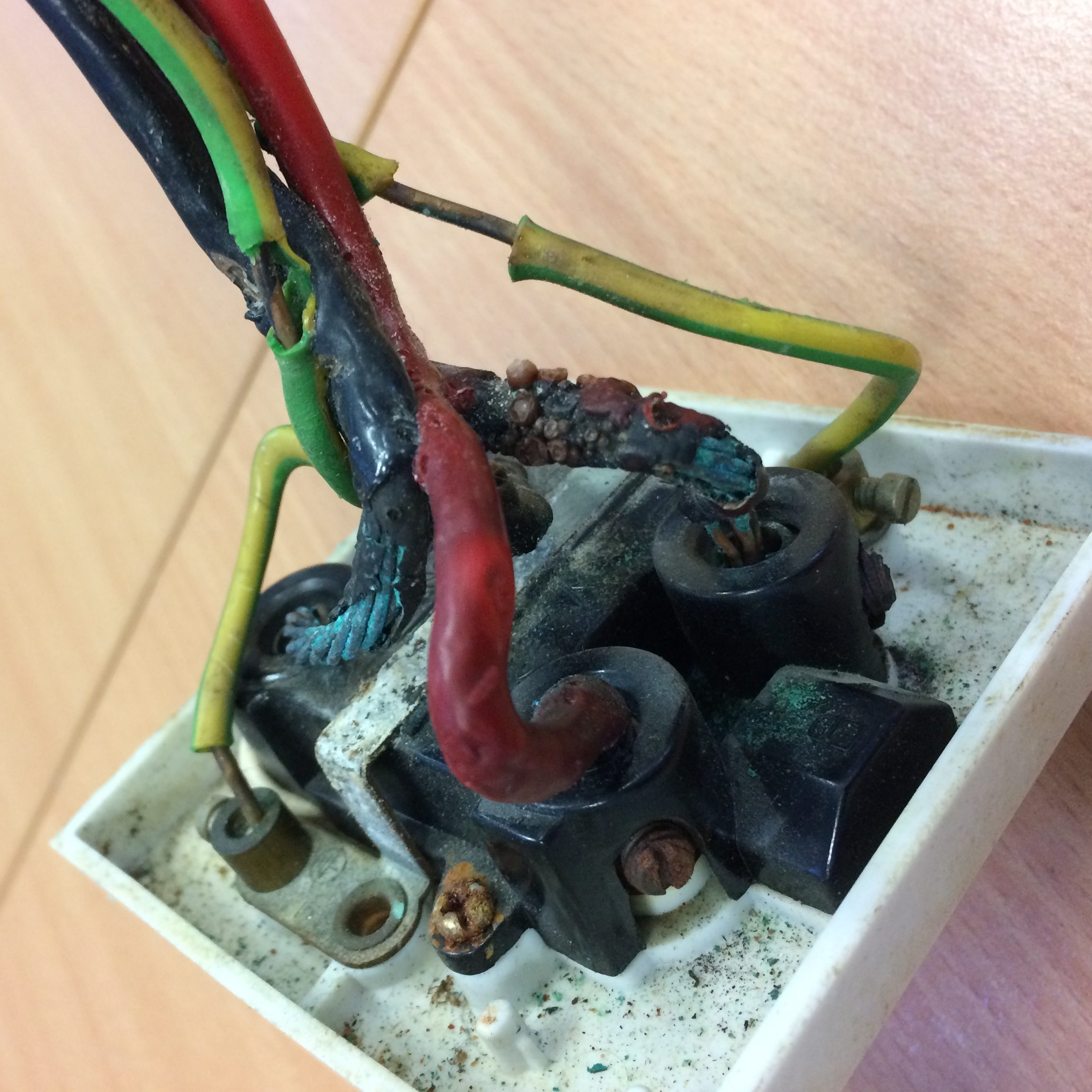 would you notice this before it caught fire ?
