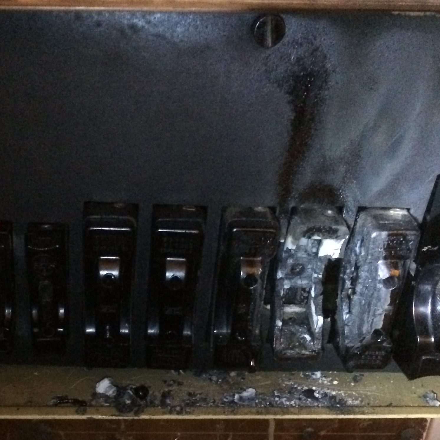 Old fuse tend to burn with an overload situation instead of blow